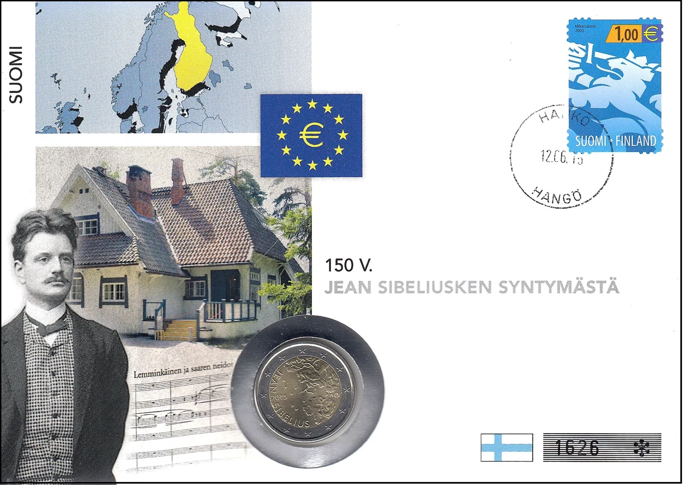 150. OBLETNICA ROJSTVA SKLADATELJA JEANA SIBELLUSA